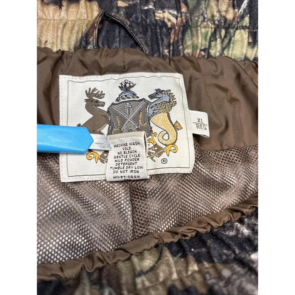 Herters Men‎ Real Camo Polyester Elastic Waist Lined Hunting Pants Size XL